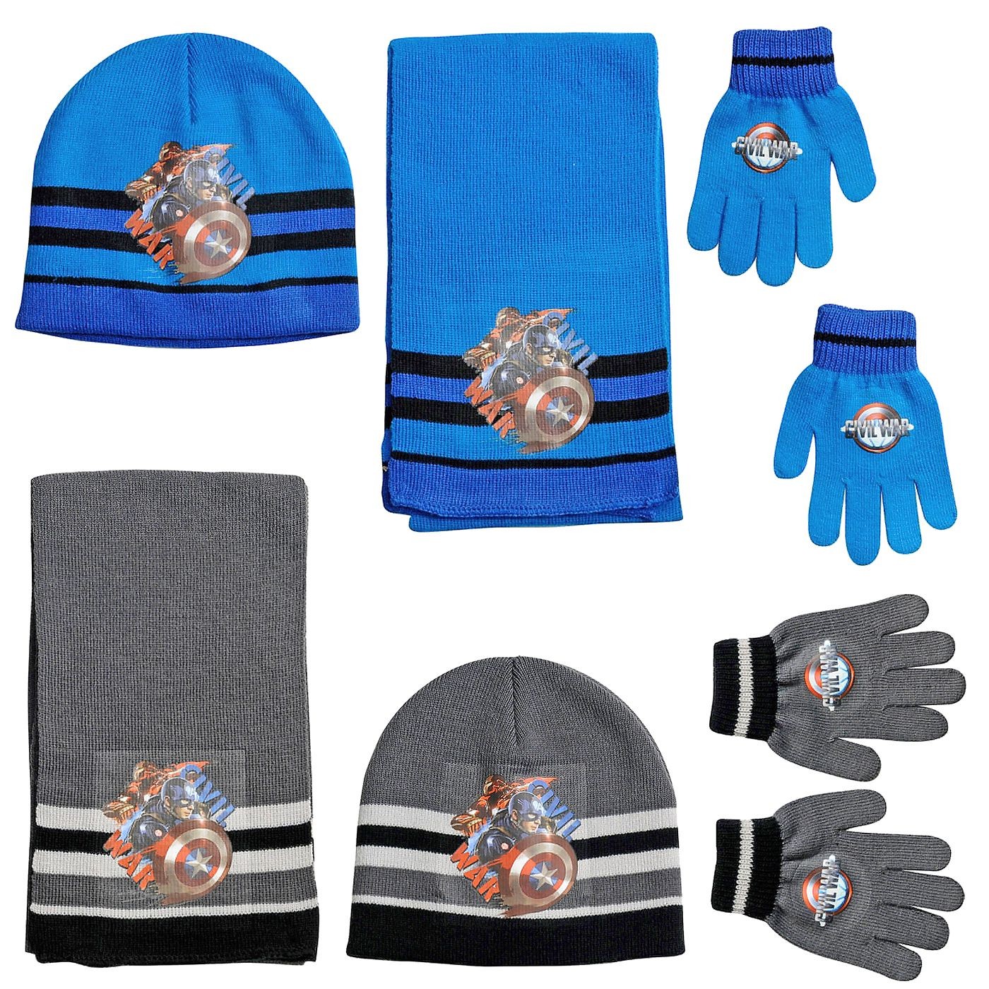 Σκούφος, Γάντια & Κασκόλ Avengers σετ  Avengers CA02252