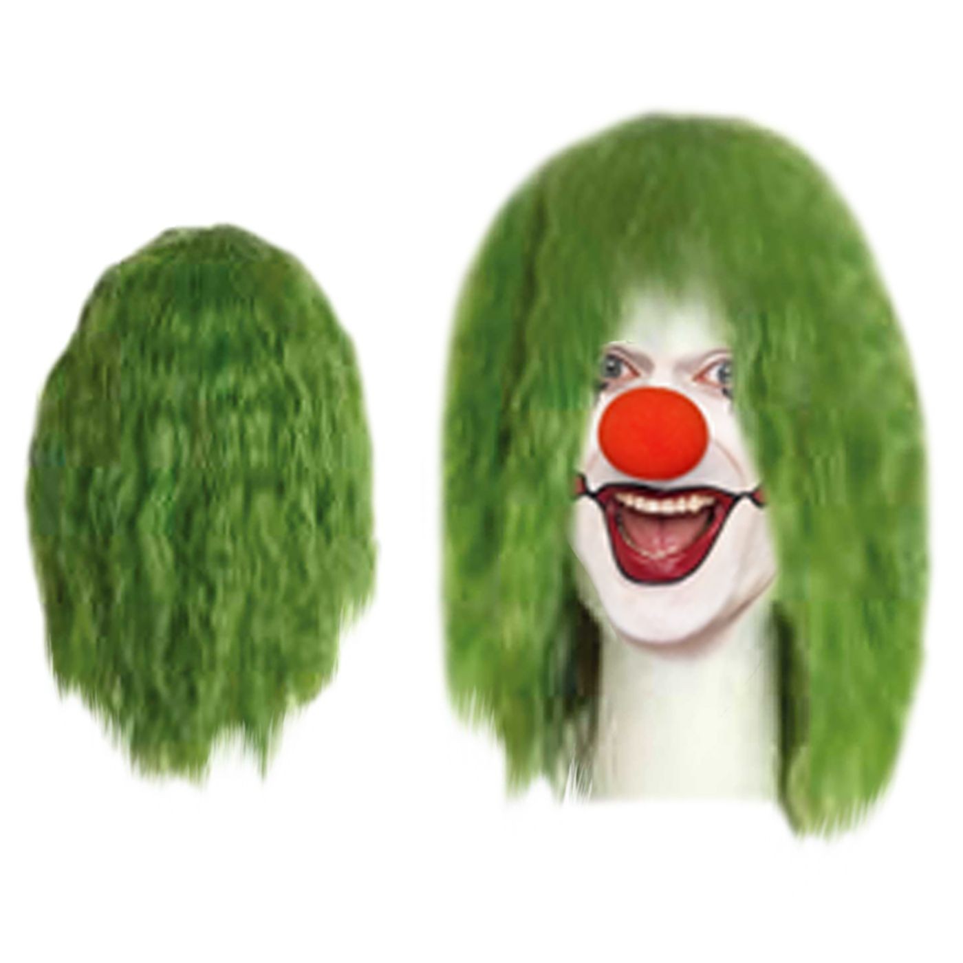 Περούκα Πράσινος Κλόουν  Carnavalista 232215