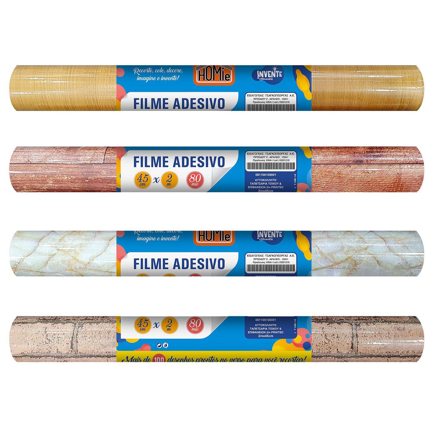 Αυτοκόλλητη Ταπετσαρία Τοίχου & Επιφανειών 2m Πάχος=0,08mm. 45cm x 2m