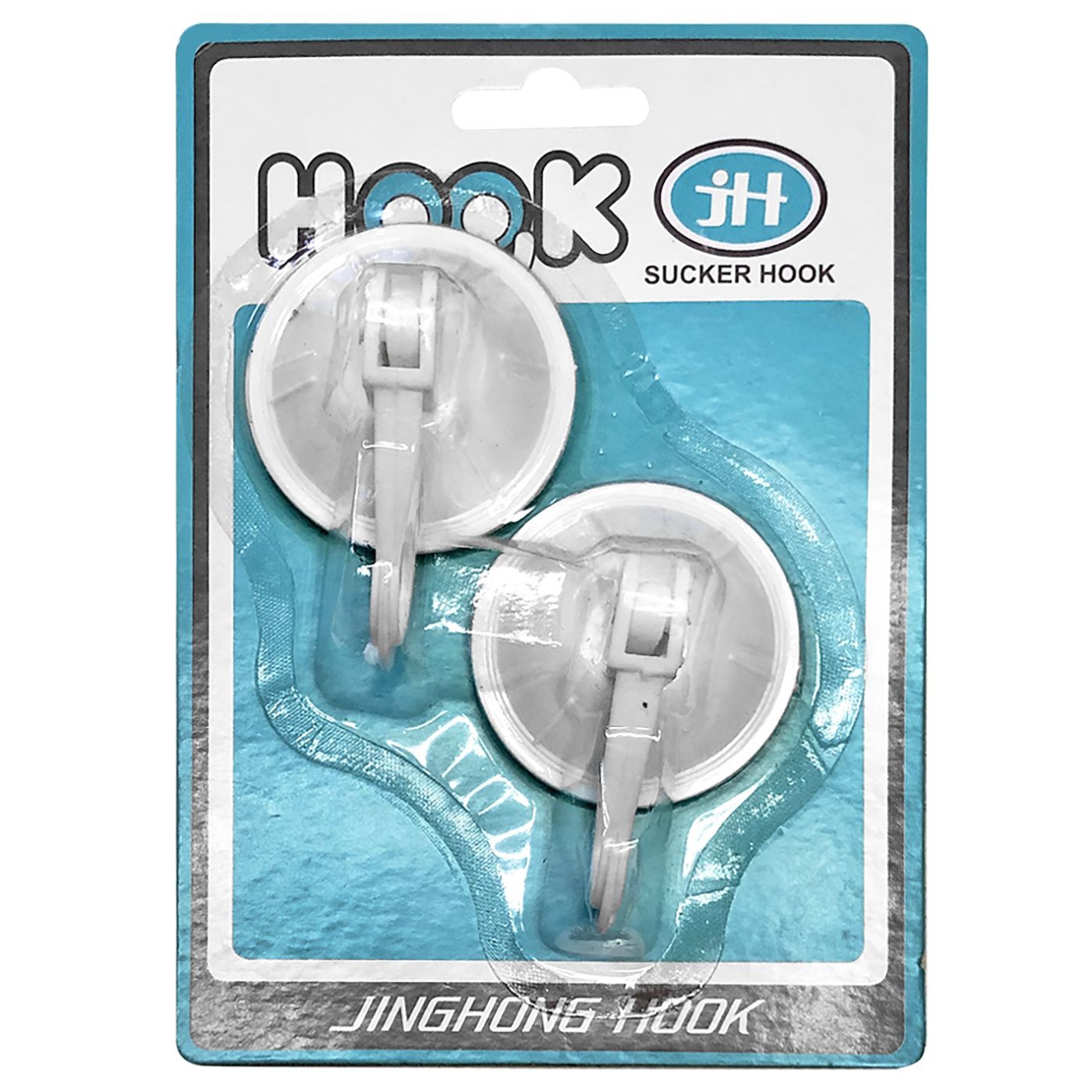 Κρεμαστράκια Λευκά σετ=2τεμ Φ5cm