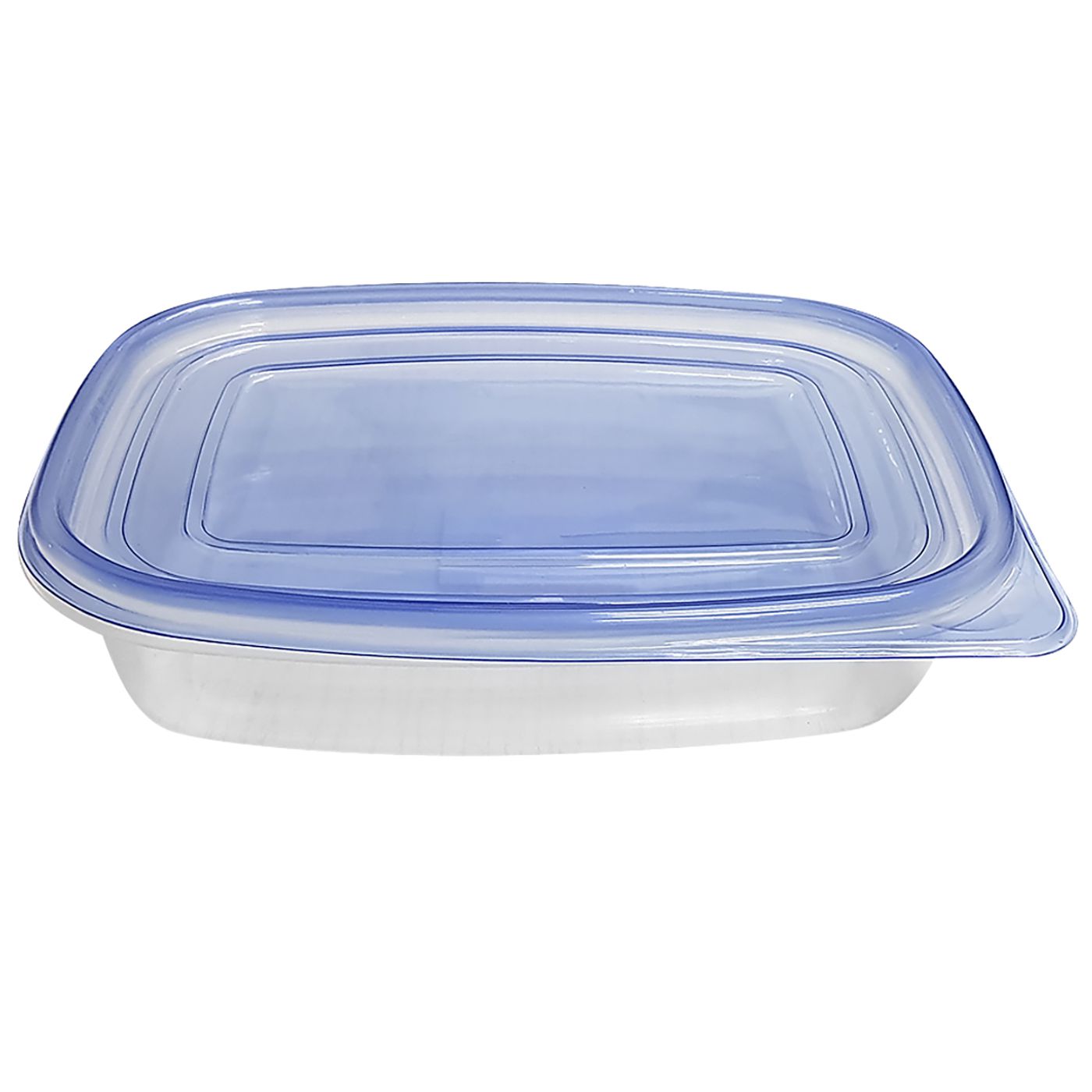 Δοχείο Τροφίμων Πλαστικό Μπλε 1l 22x16,5x5cm 1L