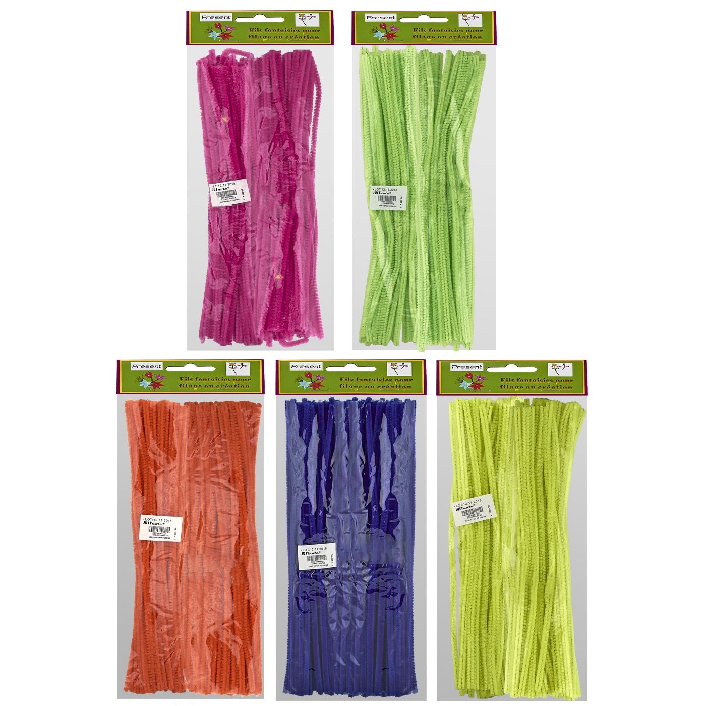 Σύρματα Χειροτεχνίας Πίπας πακ=100τεμ 30cm