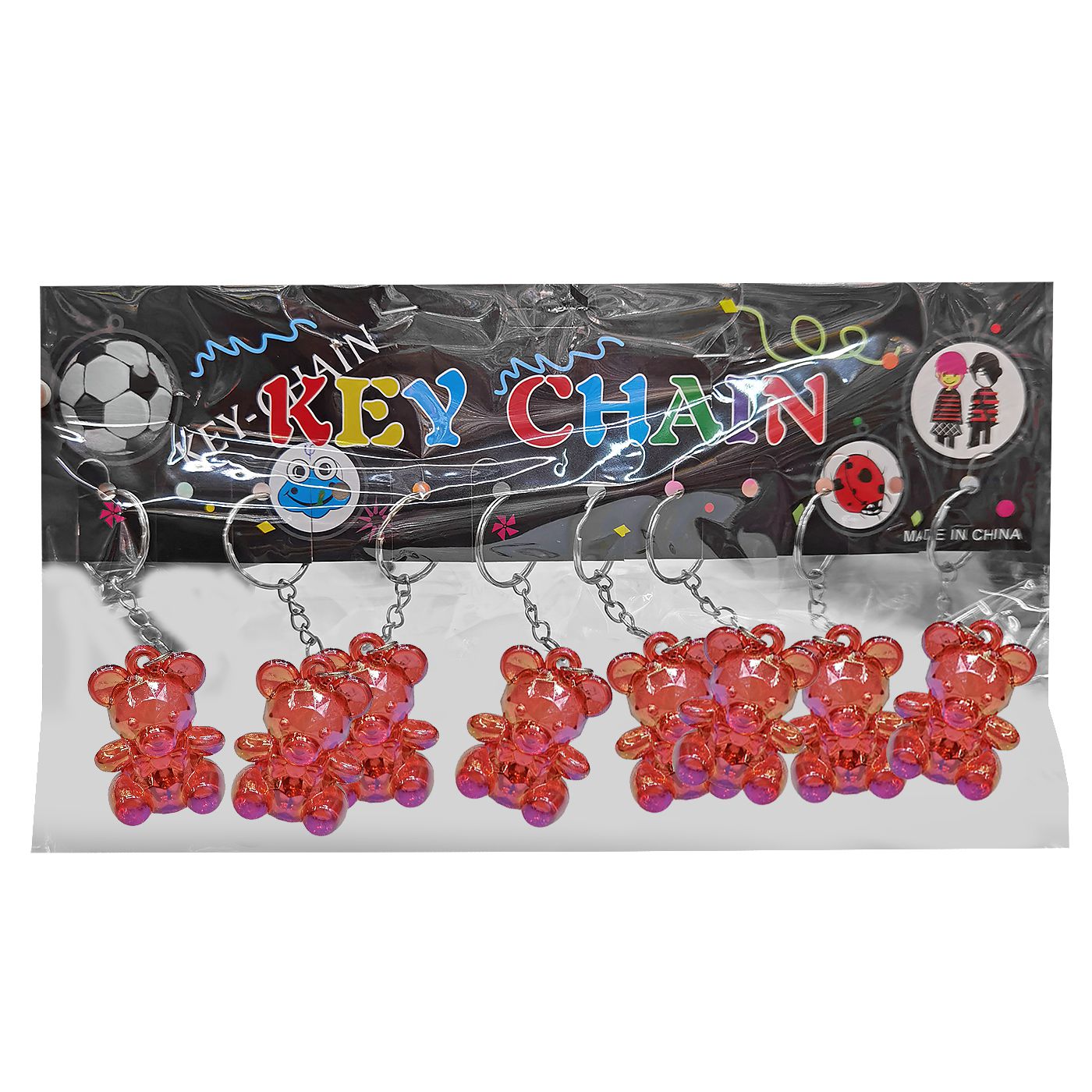 Μπρελόκ Αρκουδάκι Τύπου Κρυστάλλινο ~4cm