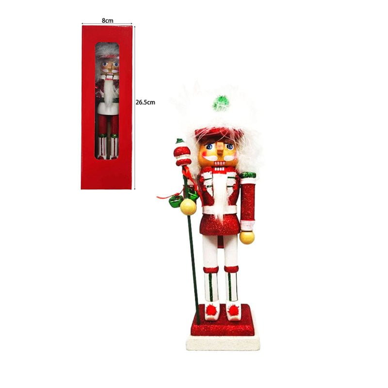 Ξύλινος χριστουγεννιάτικος καρυοθραύστης 25cm - Christmas nutcracker