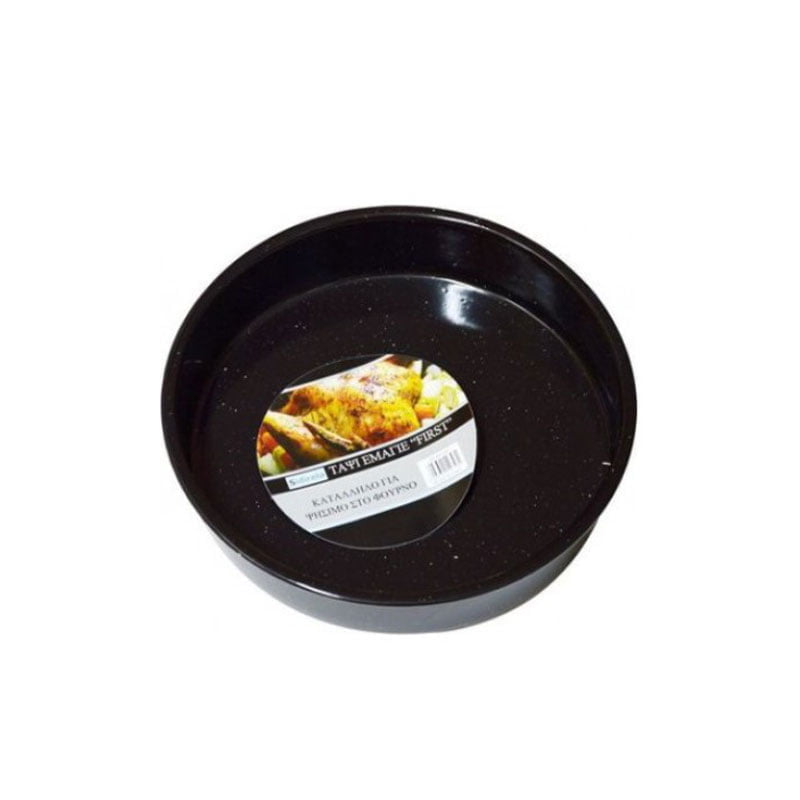 Sidirela Στρογγυλό Ταψί Εμαγιέ First 36R - Oven Pan First