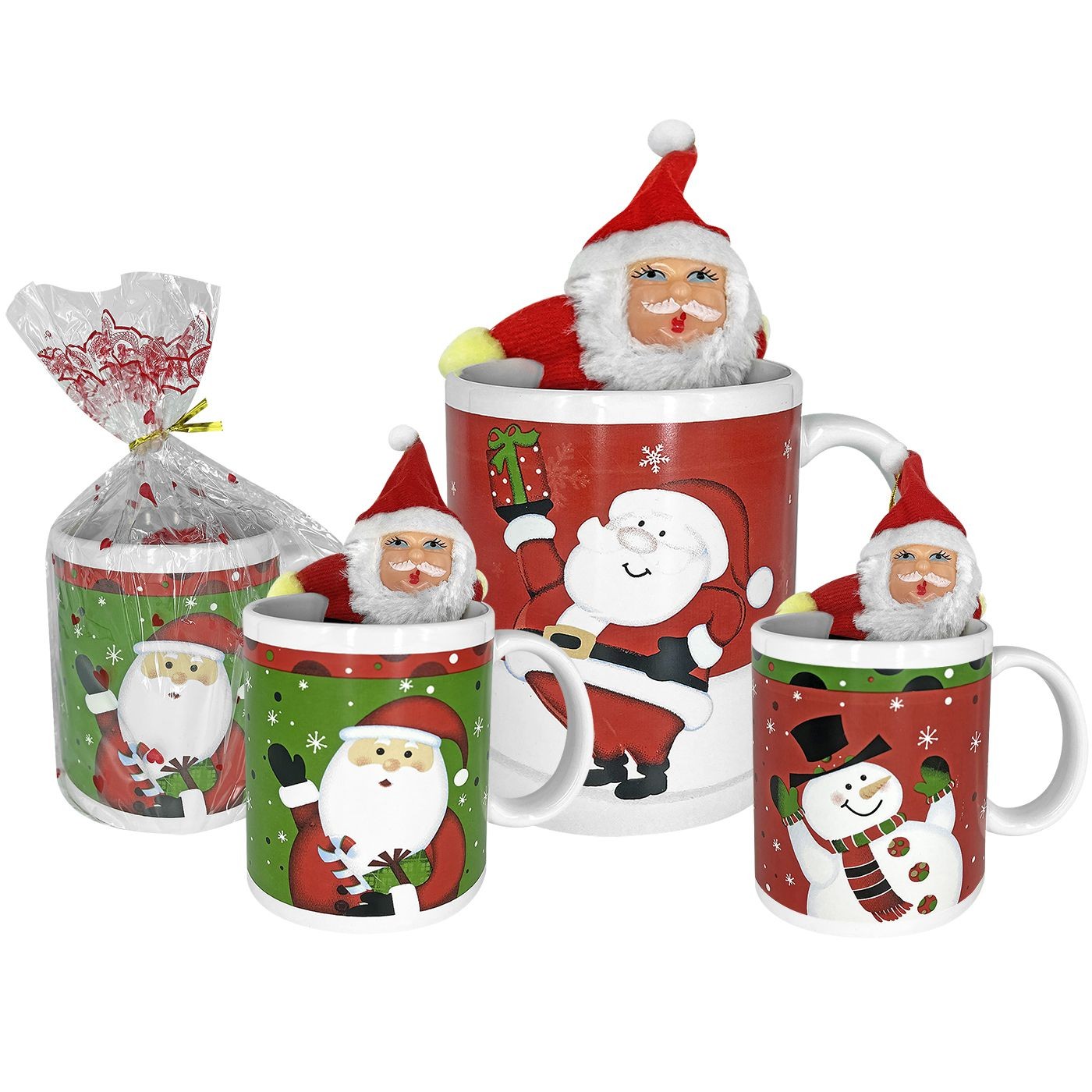 Κούπα Μεγάλη με Άγιο Βασίλη 330mL κούπα=10x8,2cm Xmasfest 1131798