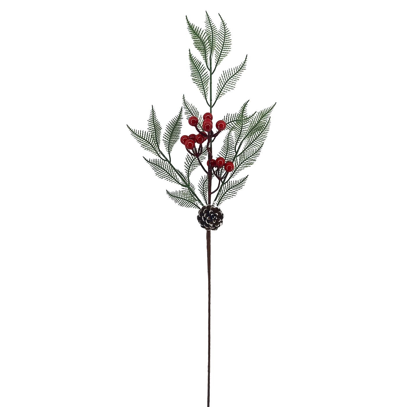 Κλαδί με γκι & Κουκουνάρι 72cm Xmasfest 1133899