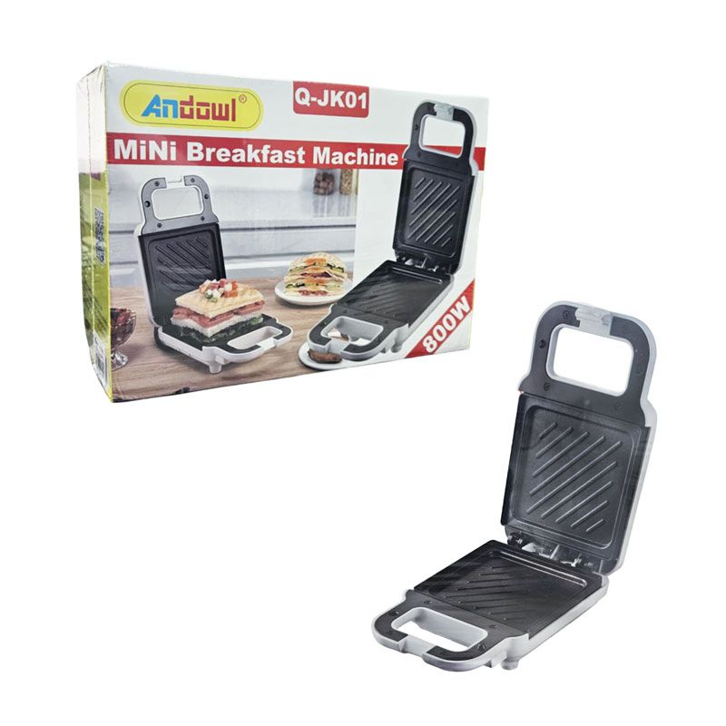 Andowl Μίνι Τοστιέρα 800 W Q‑JK01 - MiNi Breakfast Machine