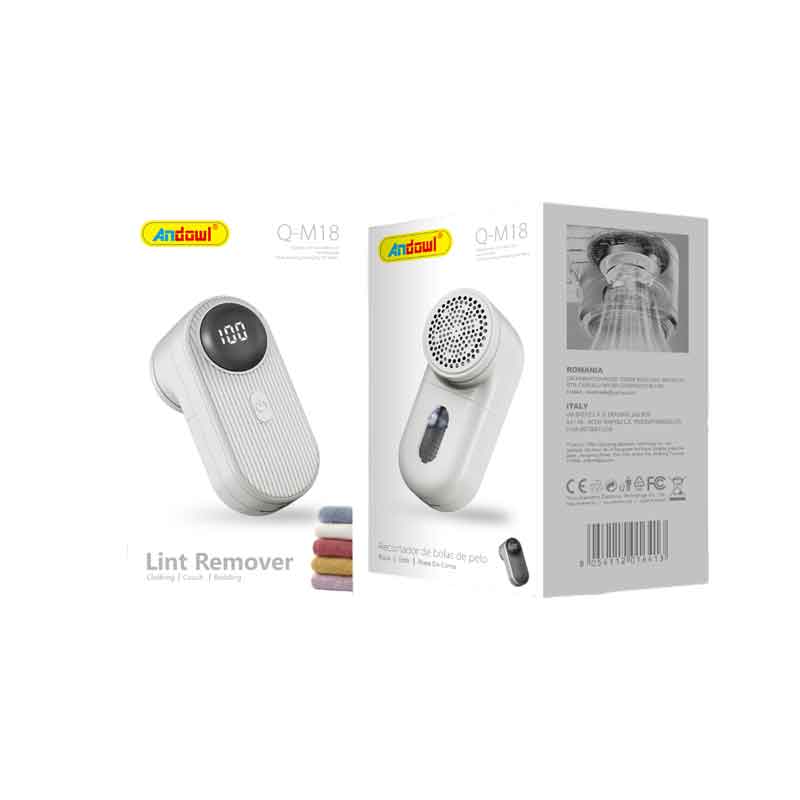 Andowl Επαναφορτιζόμενος Αποχνουδωτής Ρούχων Q-M18 - Lint Remover