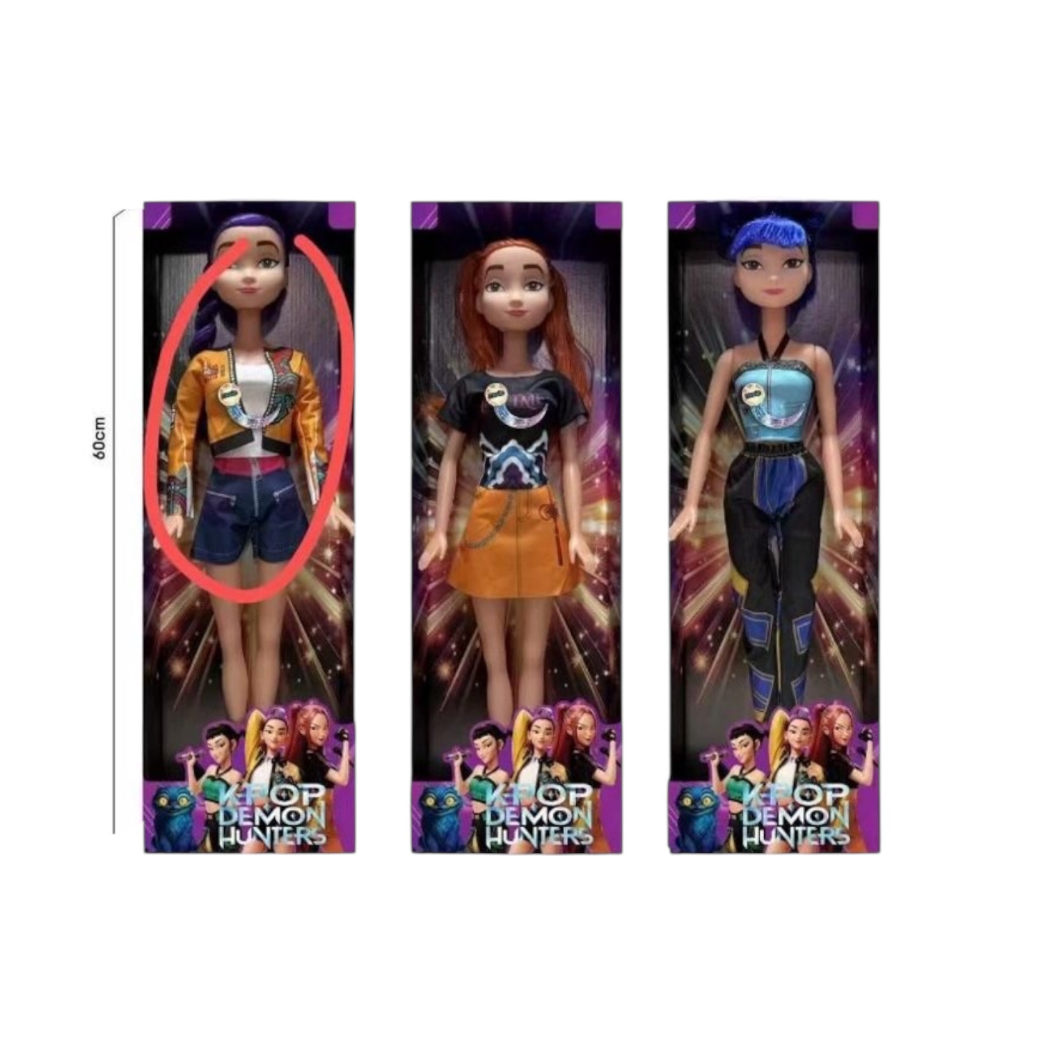 K-pop Demon Hunters κούκλα 60cm