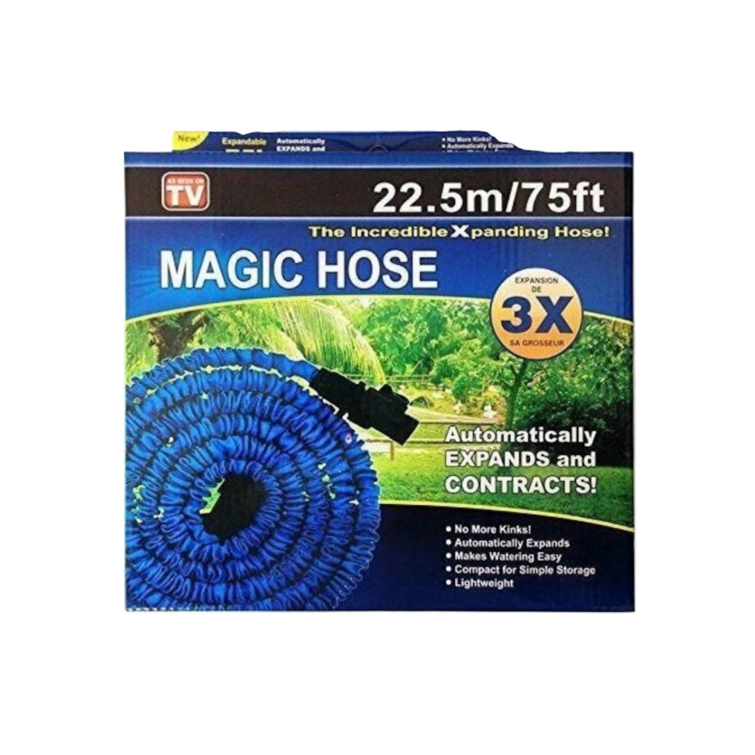 Λάστιχο Σπιράλ Magic Hose επεκτεινόμενο 22.5m