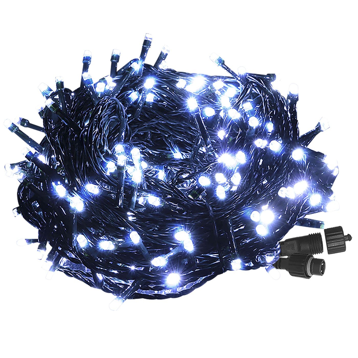 510 Λαμπάκια LED Λευκό Ψυχρό σε Σειρά με Επέκταση & Προγράμματα IP44 25,5m (δεν Περιέχεται ο Μετασχηματιστής) Xmasfest 1134099